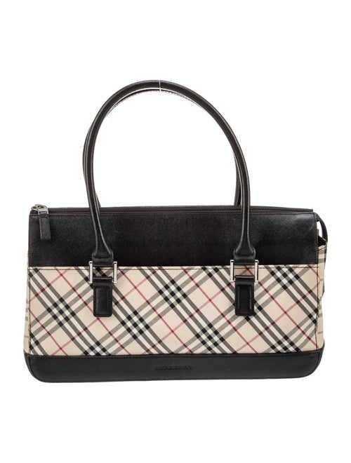 Burberry Nova Check Top Handle Bag