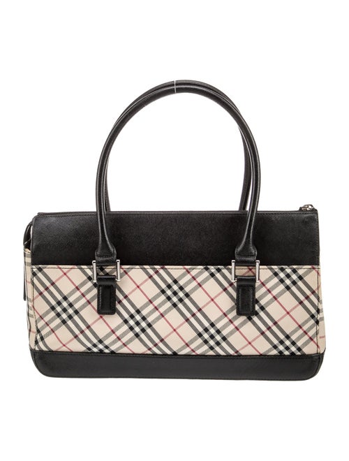 Burberry Nova Check Top Handle Bag