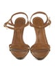 Burberry Leather T-Strap Sandals