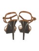 Burberry Leather T-Strap Sandals