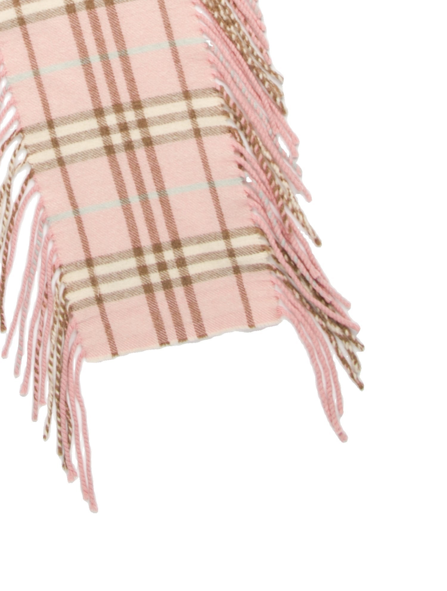 Burberry Cashmere House Check Pattern Scarf