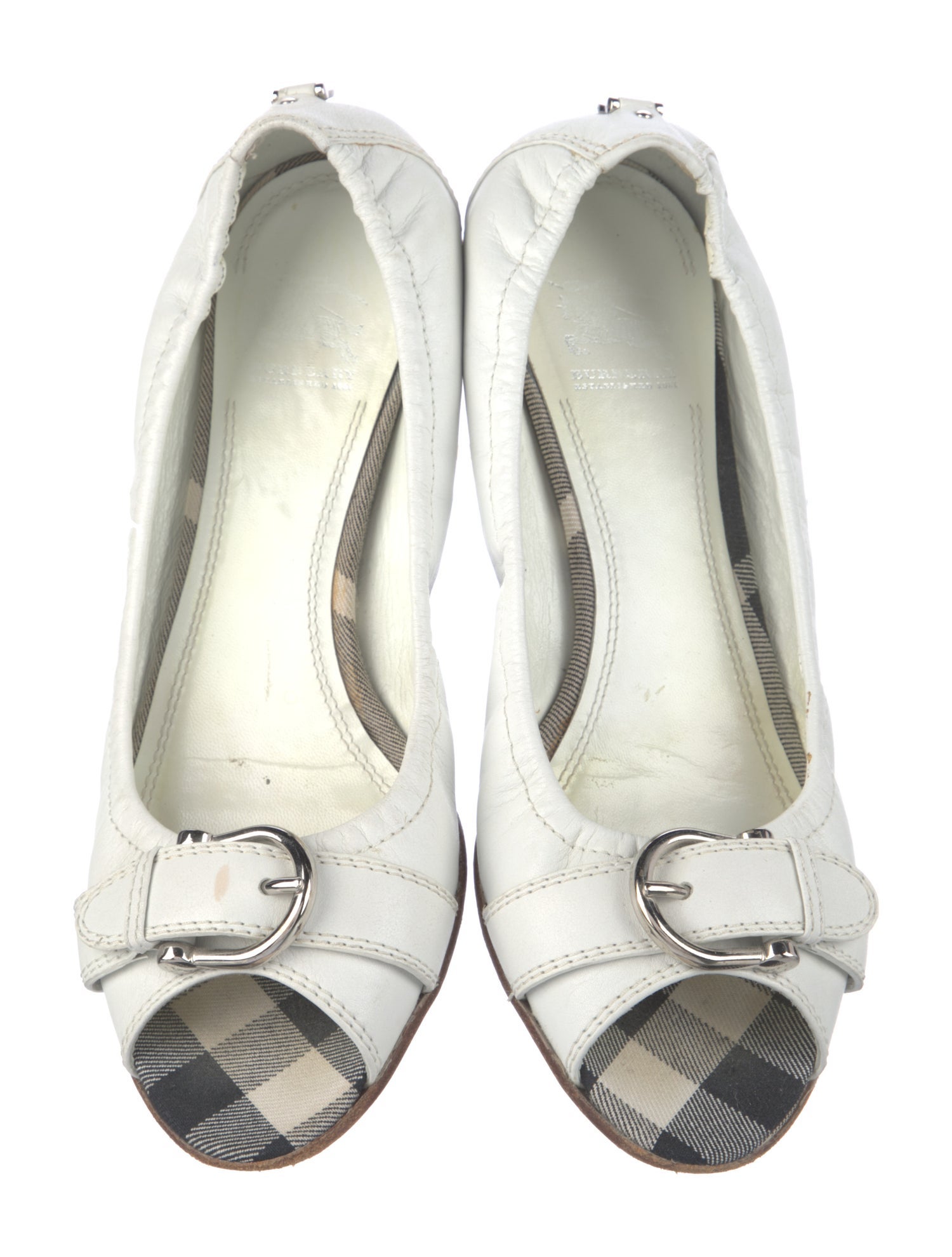 Burberry Leather Ballet Flats