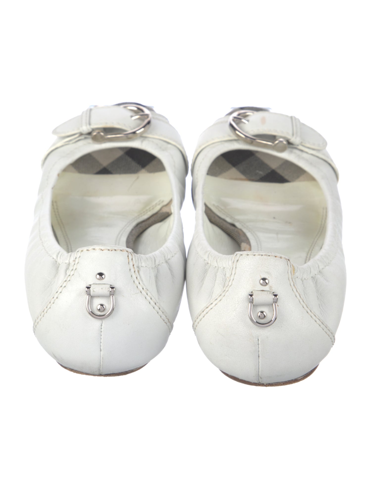 Burberry Leather Ballet Flats