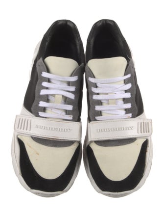 Burberry Colorblock Pattern Athletic Sneakers