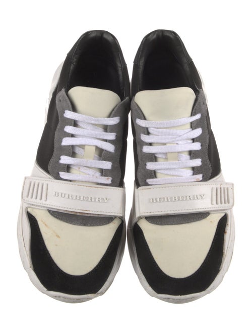 Burberry Colorblock Pattern Athletic Sneakers