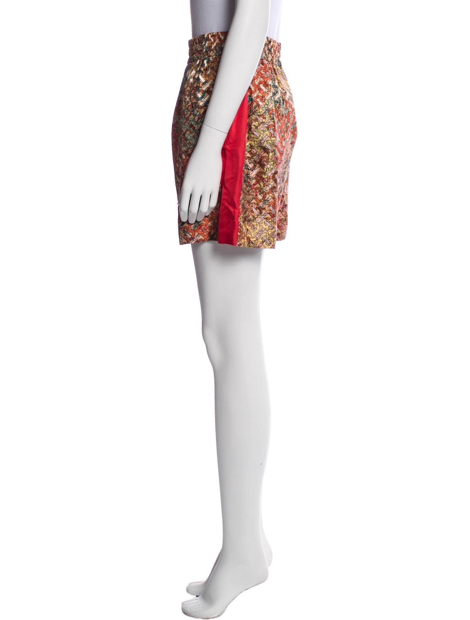 Burberry Printed Mini Shorts