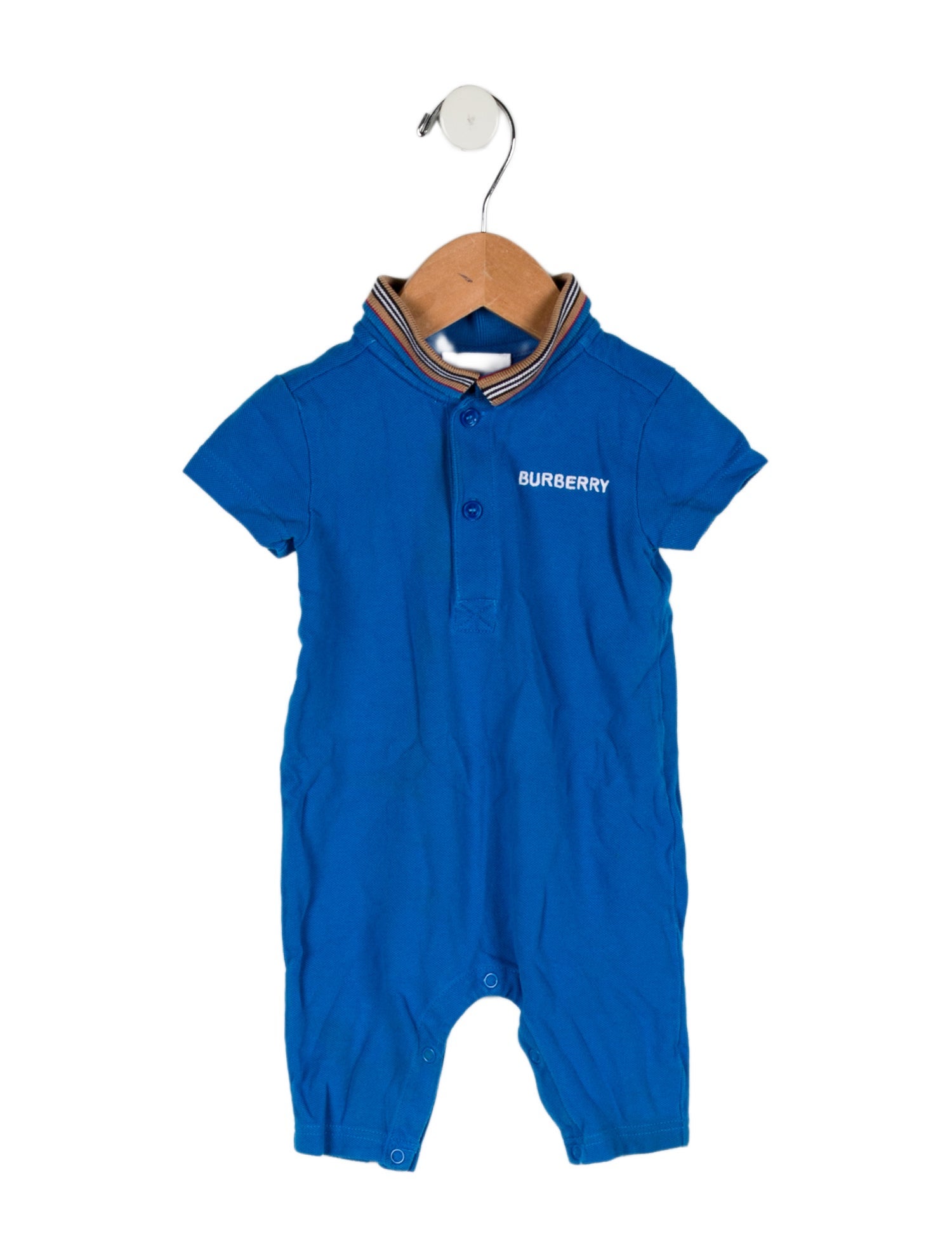 Burberry Infant Boys' Short Sleeve One Piece