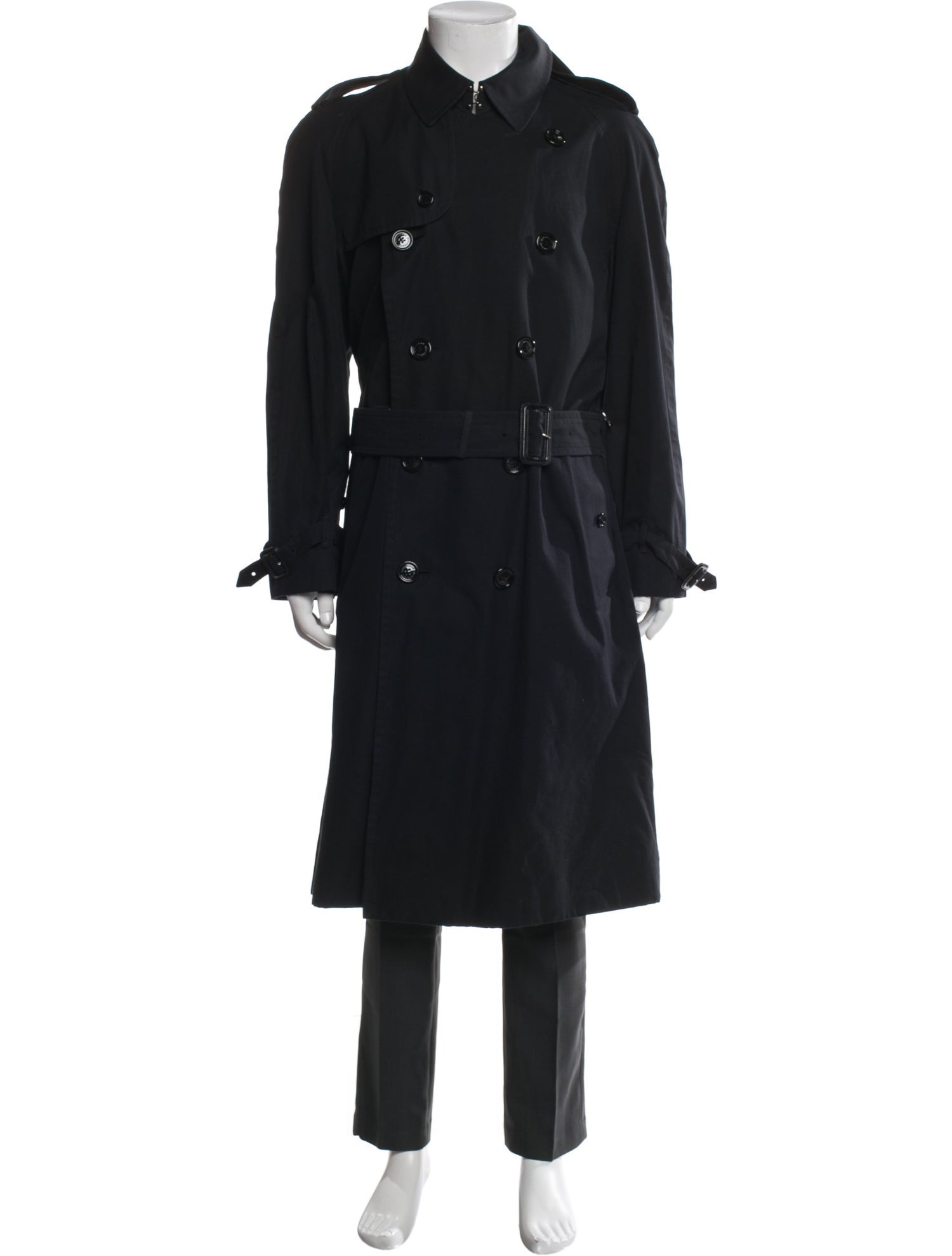 Burberry House Check Pattern Trench Coat
