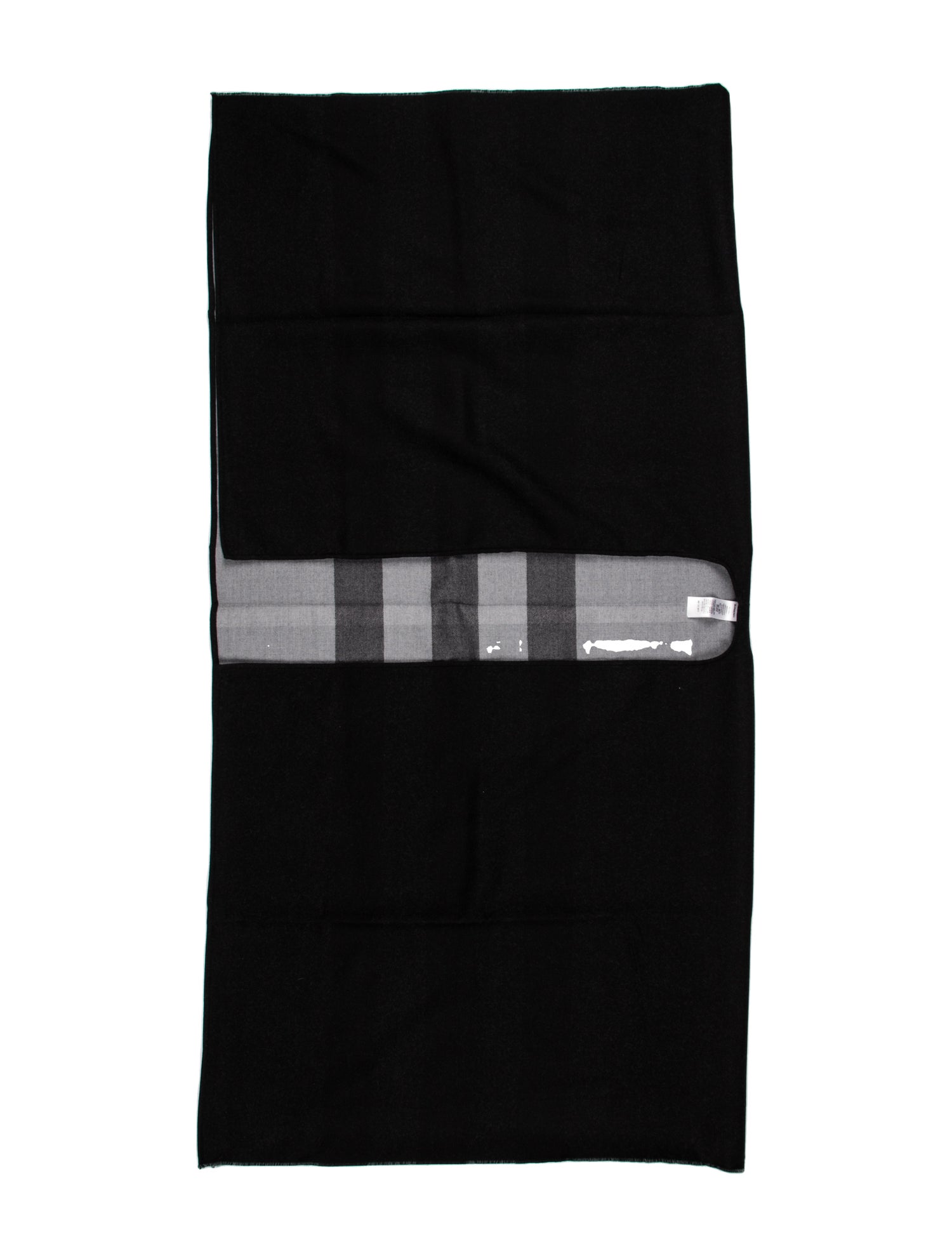 Burberry Wool Exploded Check Pattern Shawl