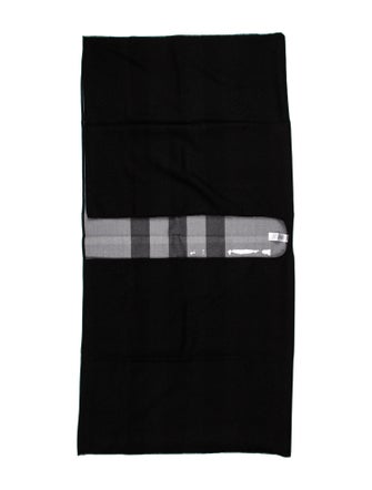 Burberry Wool Exploded Check Pattern Shawl