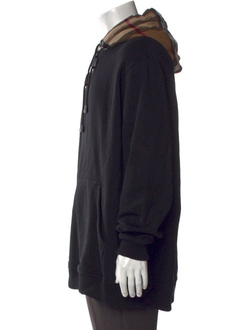 Burberry House Check Pattern Crew Neck Hoodie