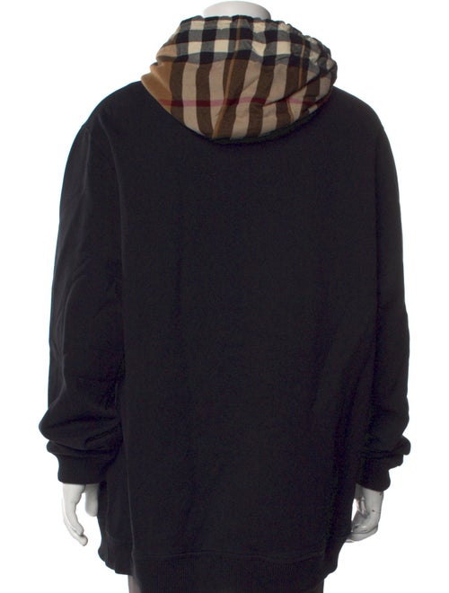 Burberry House Check Pattern Crew Neck Hoodie
