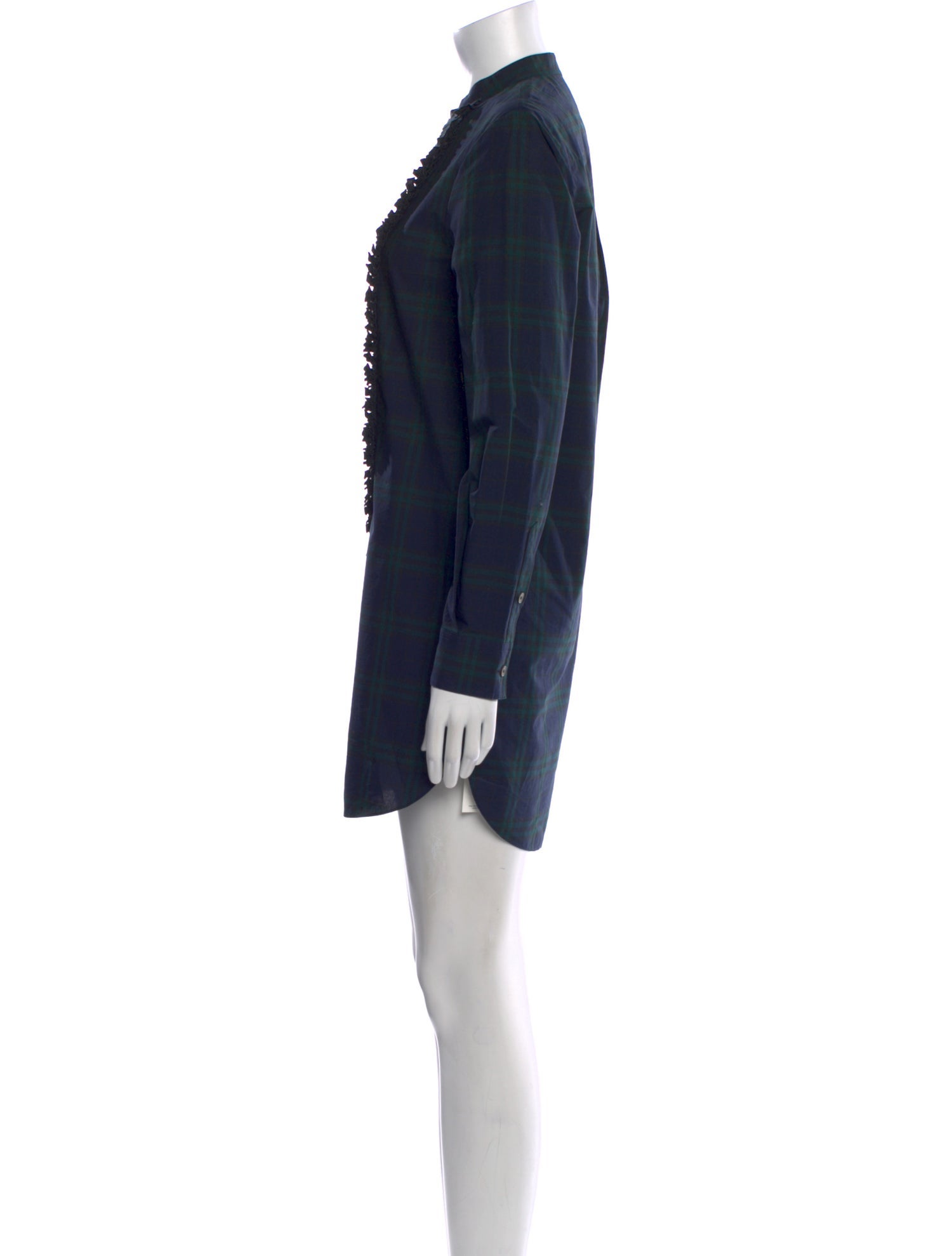 Burberry Plaid Print Mini Dress