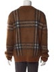 Burberry House Check Pattern Crew Neck Pullover
