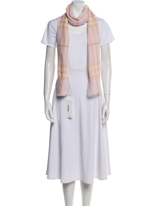 Burberry Plaid Print Scarf