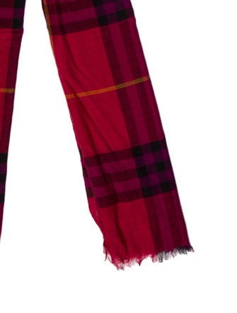 Burberry Virgin Wool House Check Pattern Scarf
