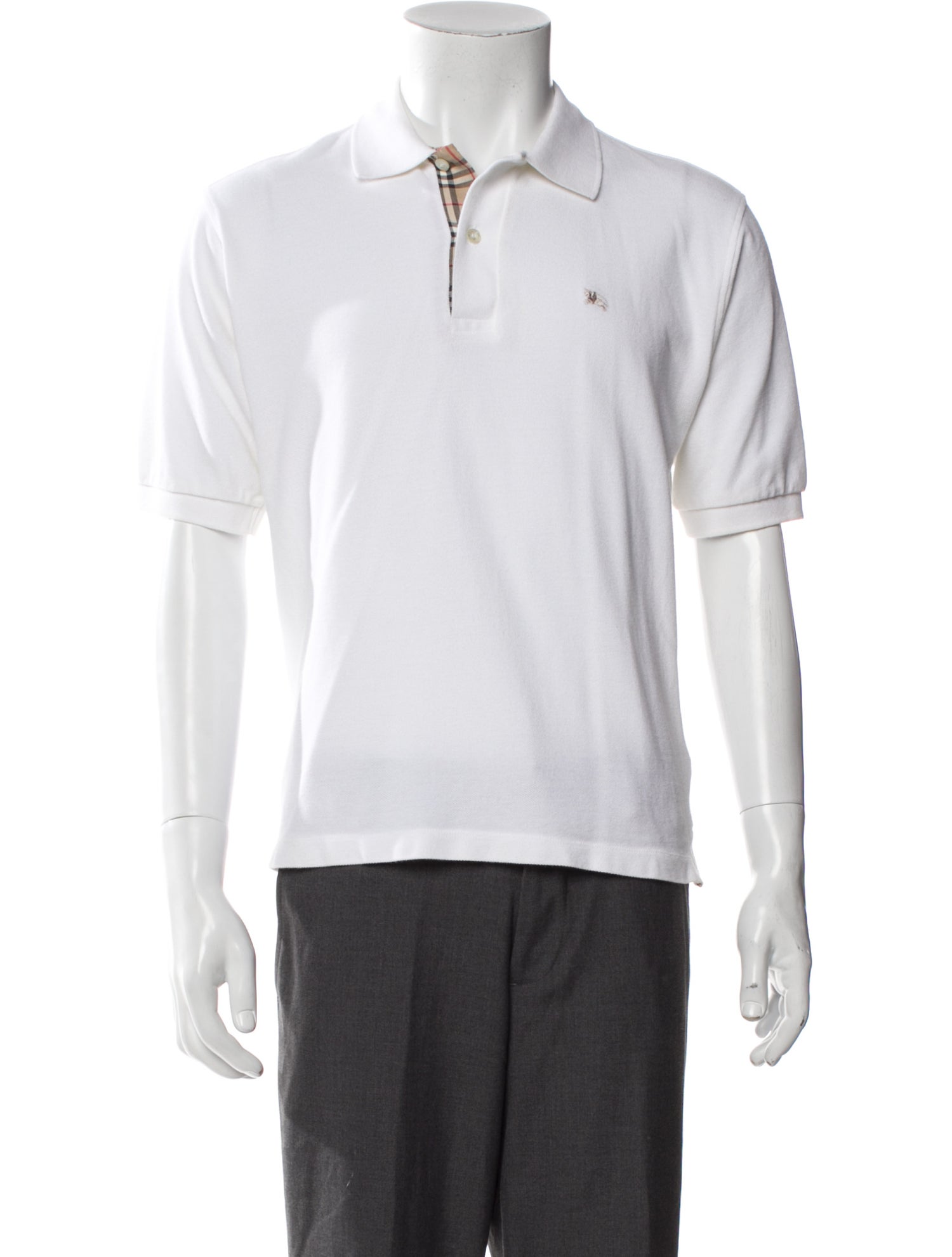 Burberry Crew Neck Short Sleeve Polo Shirt