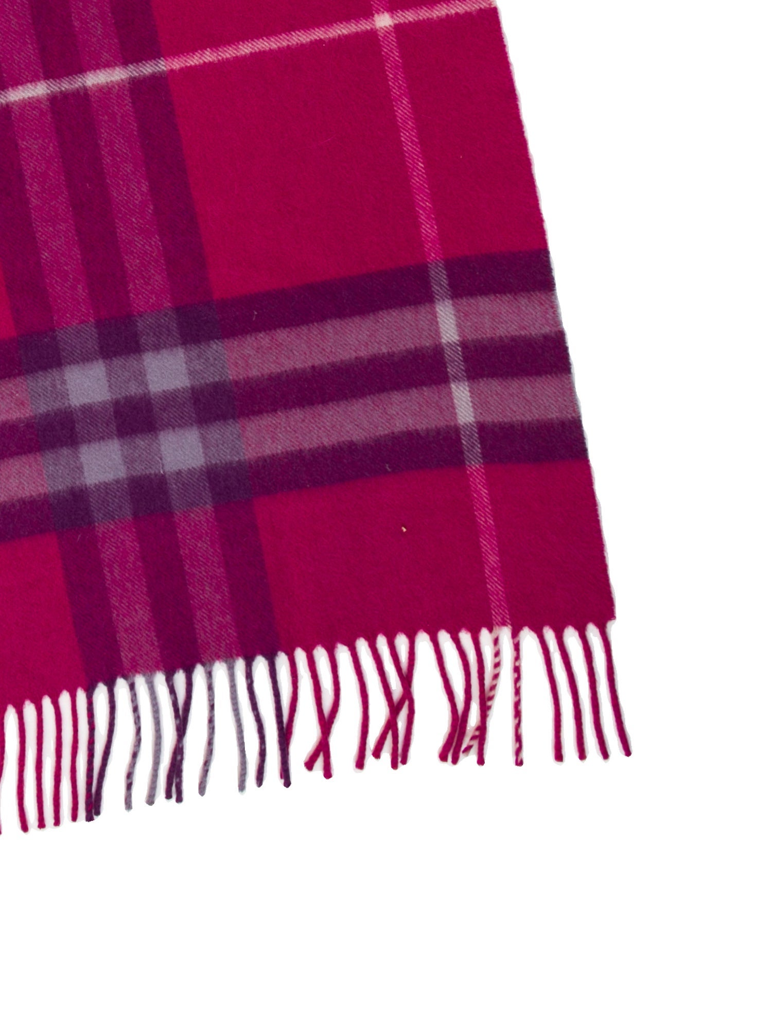 Burberry Cashmere House Check Pattern Scarf