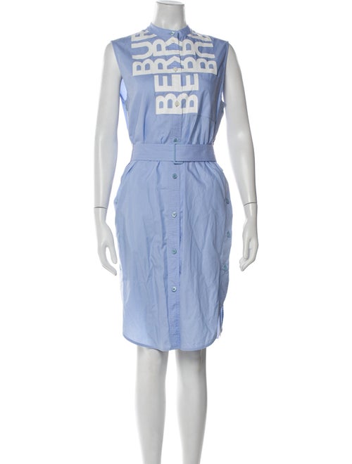 Burberry Crew Neck Knee-Length Dress