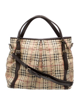 Burberry Haymarket Check Crossbody Bag