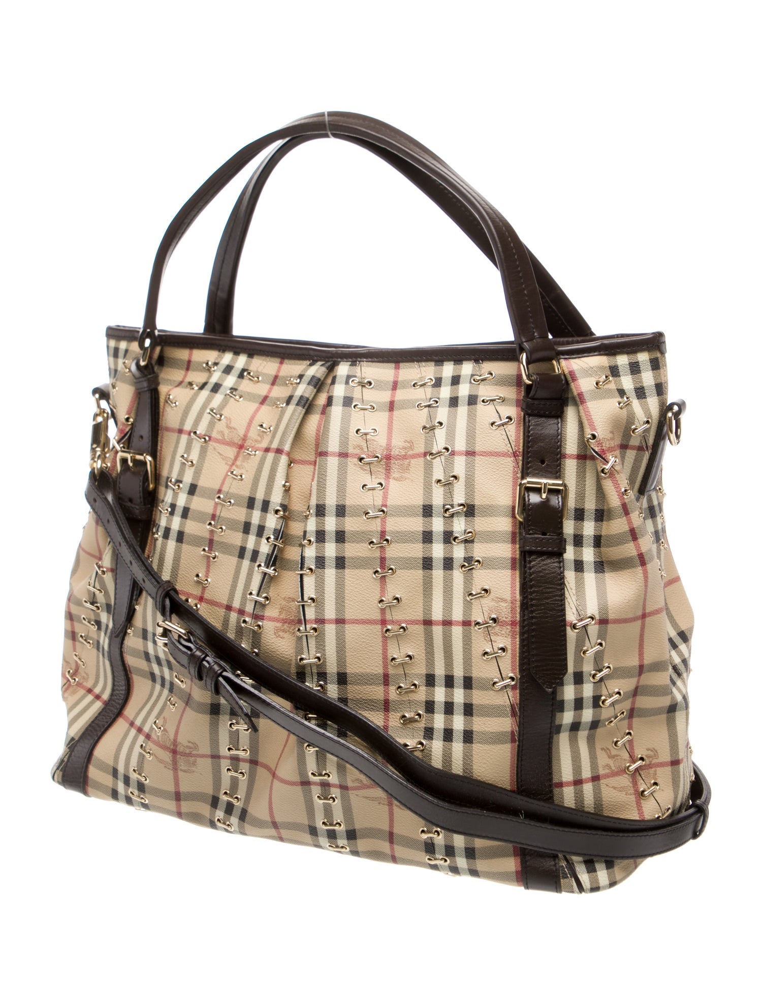 Burberry Haymarket Check Crossbody Bag