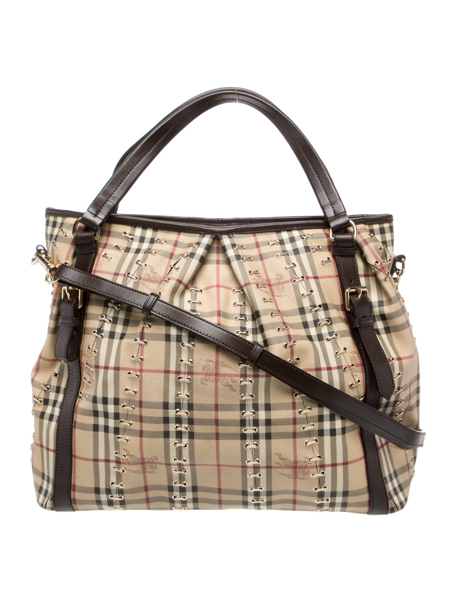 Burberry Haymarket Check Crossbody Bag