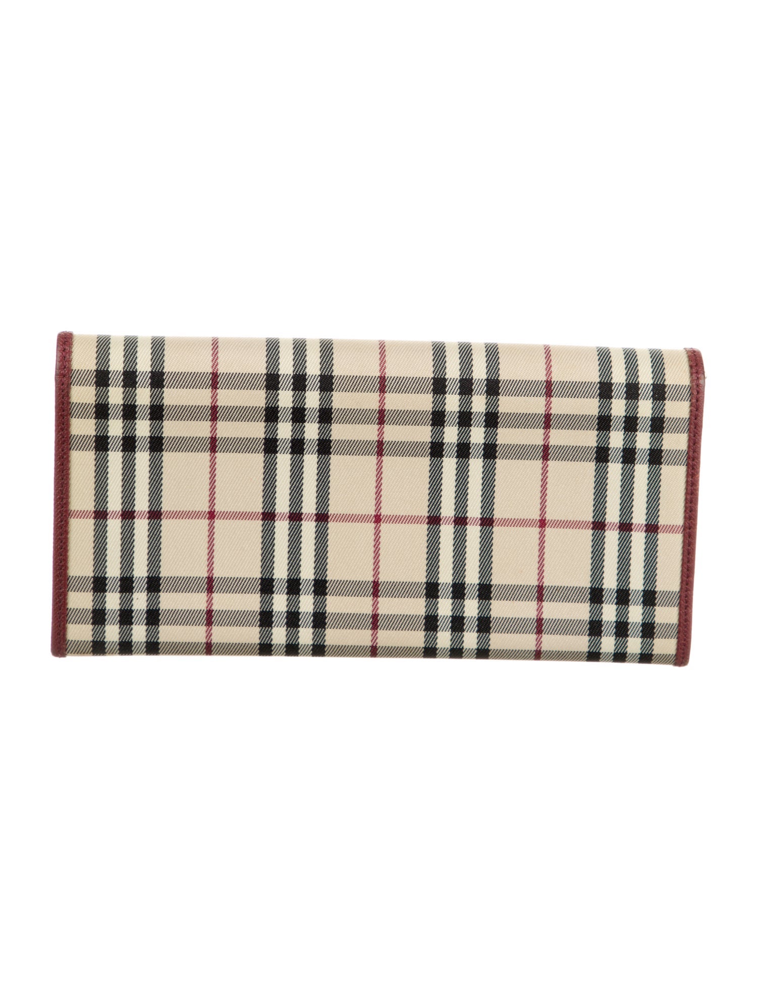 Burberry House Check Pattern Continental Wallet