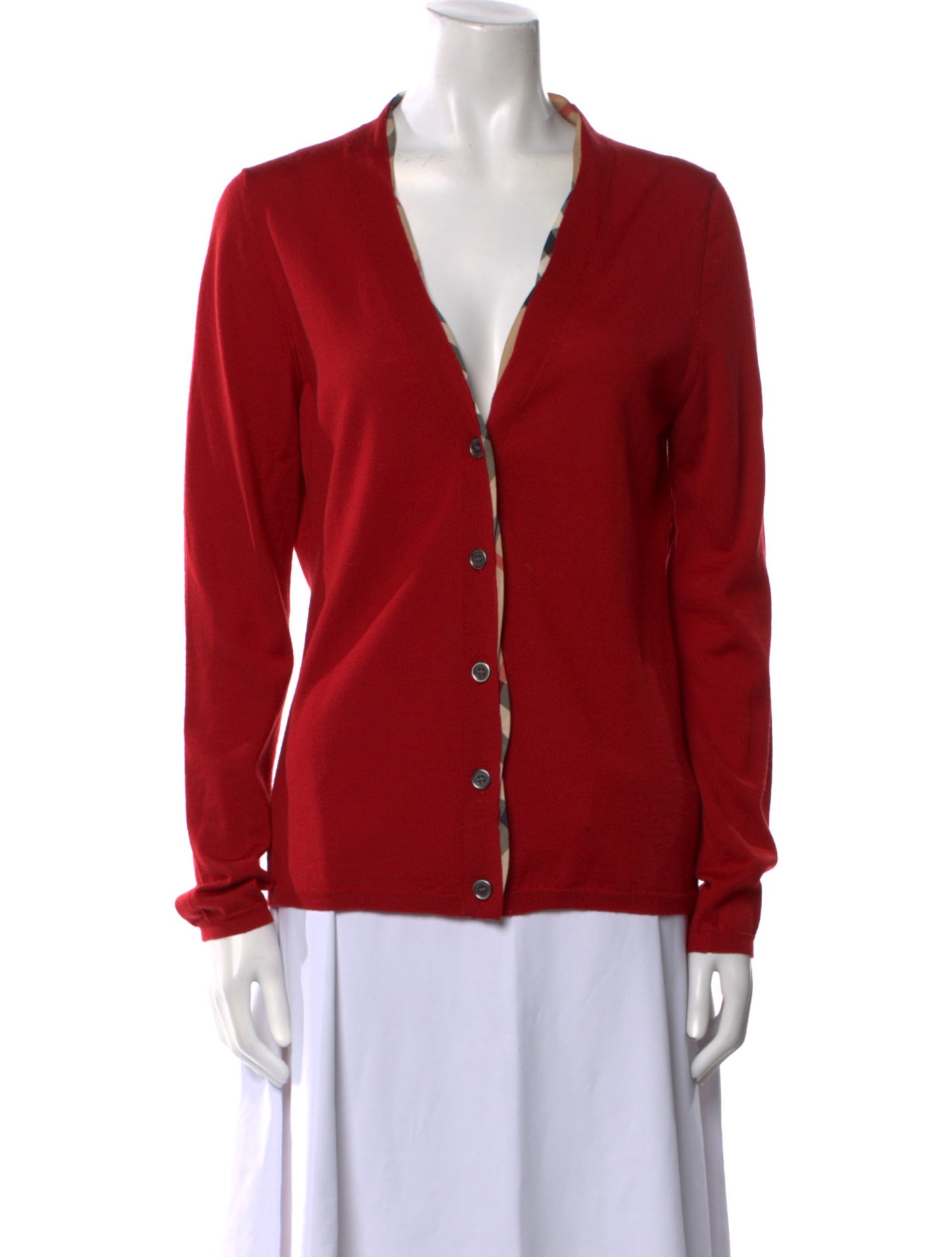 Burberry Wool V-Neck Sweater