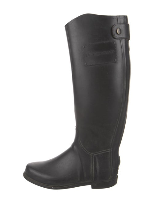 Burberry Nova Check Pattern Rubber Rain Boots