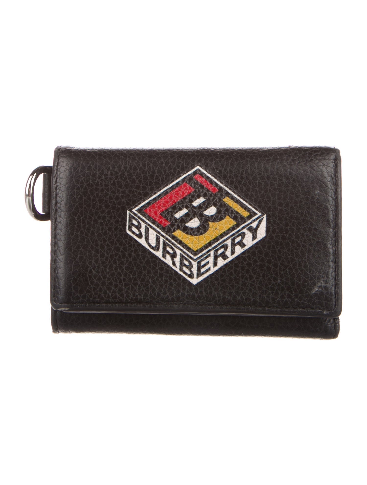 Burberry Finn Patches Leather Wallet