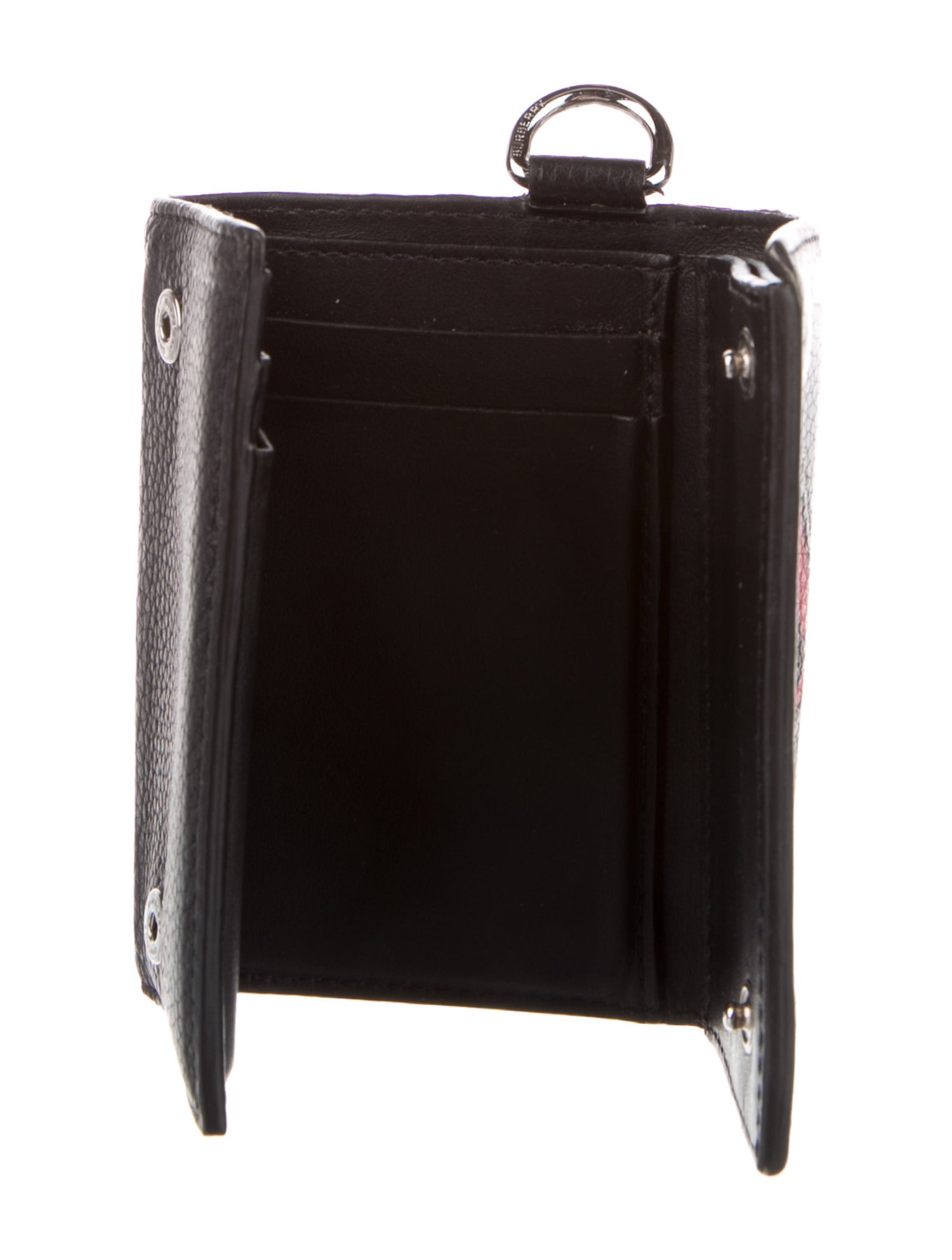 Burberry Finn Patches Leather Wallet