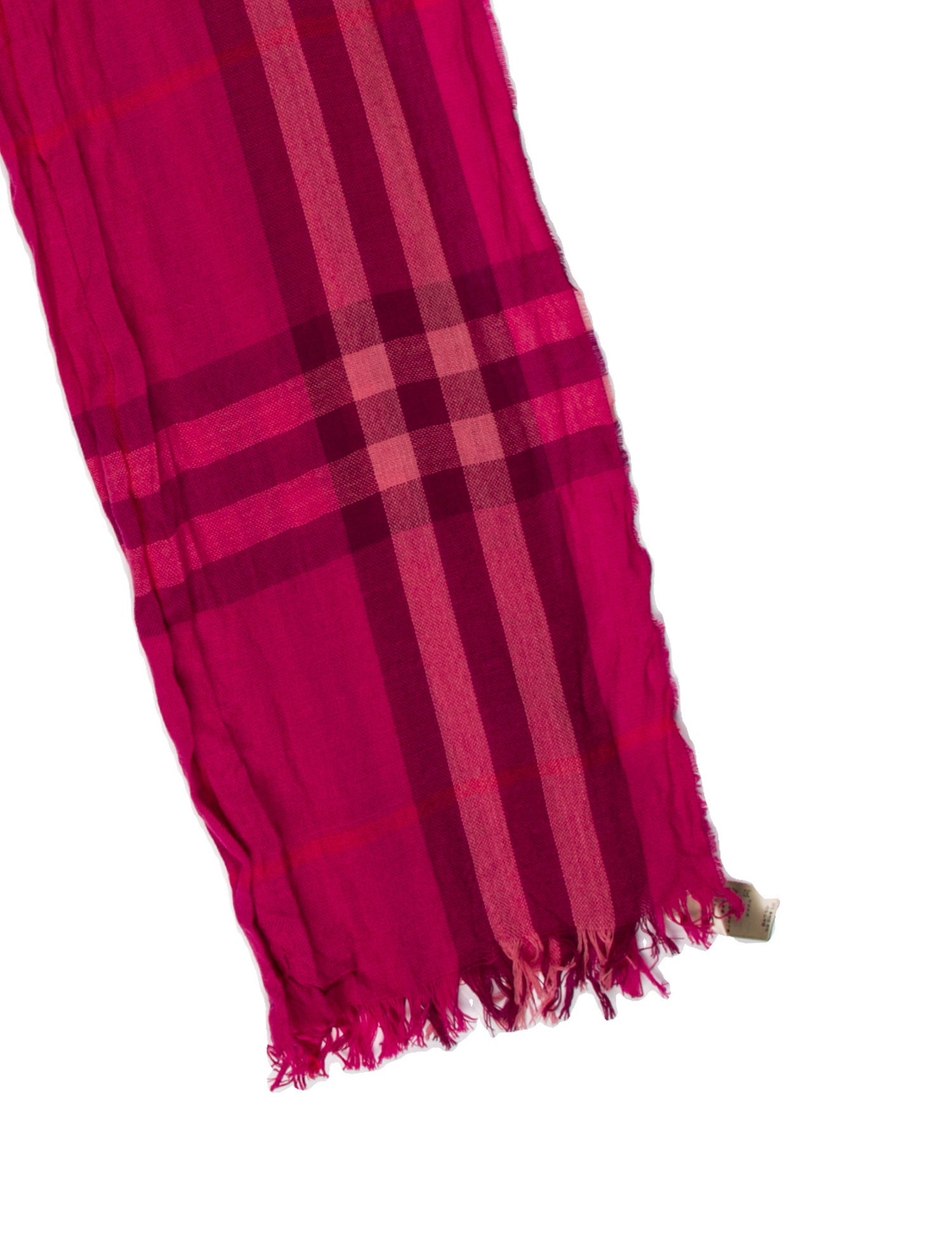 Burberry Merino Wool House Check Pattern Scarf