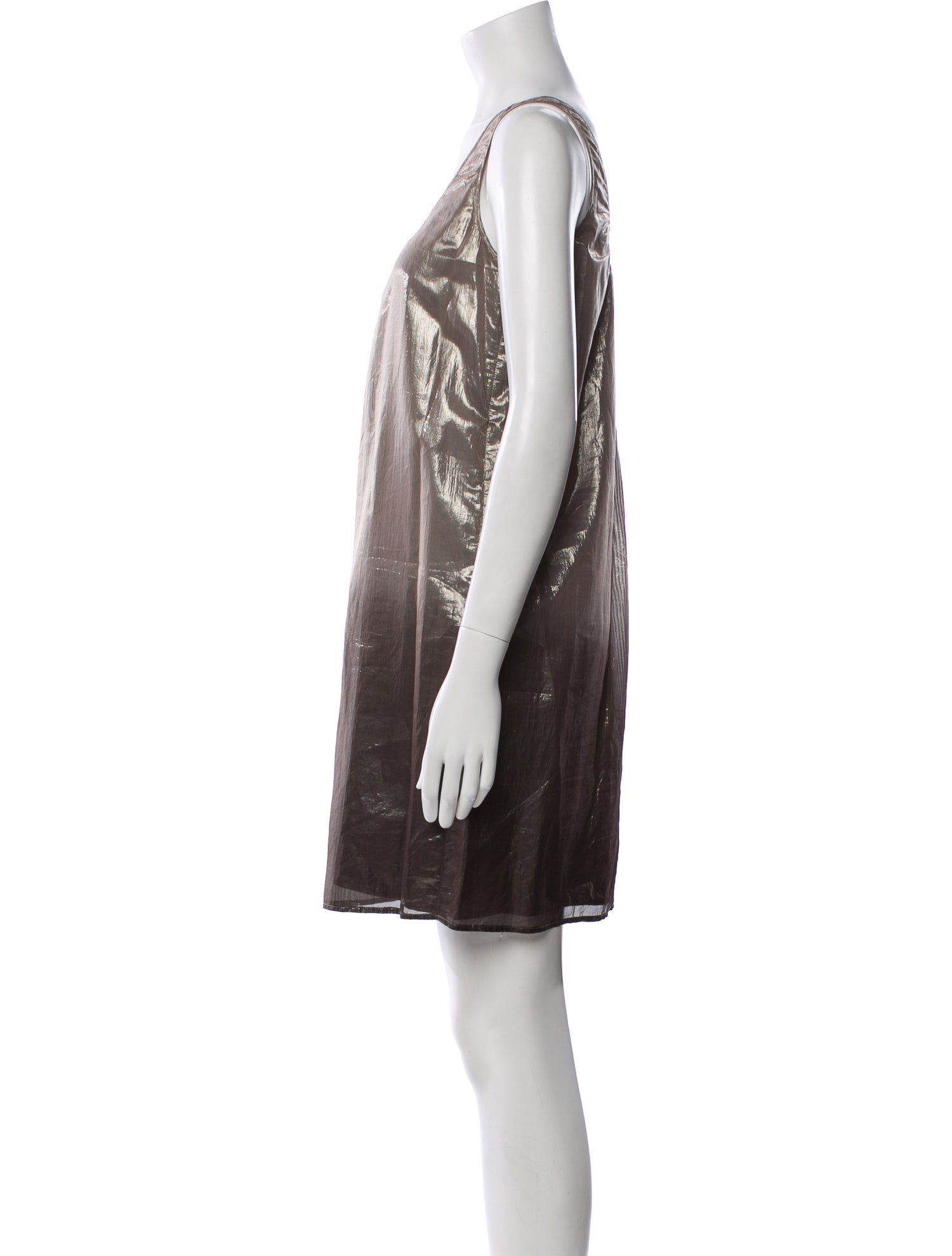 Burberry Scoop Neck Mini Dress