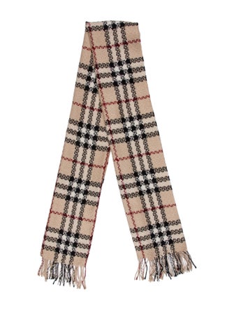Burberry Baby Alpaca House Check Pattern Scarf
