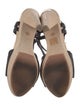 Burberry Leather Slingback Sandals