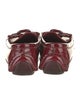 Burberry Patent Leather Chain-Link Accents Flats