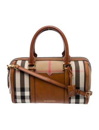 Burberry House Check Top Handle Bag