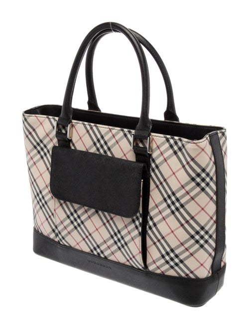 Burberry Nova Check Top Handle Bag