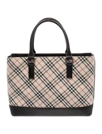 Burberry Nova Check Top Handle Bag