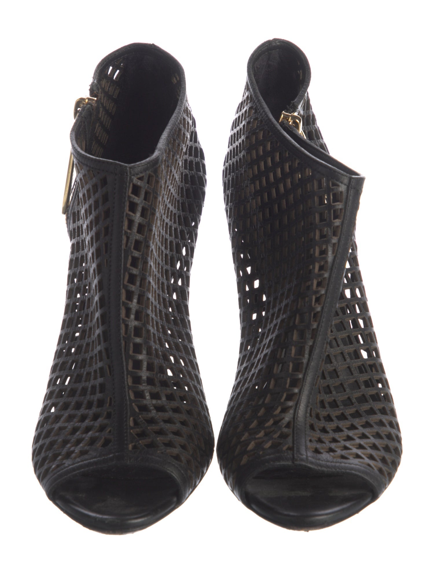 Burberry Leather Lasercut Accents Pumps