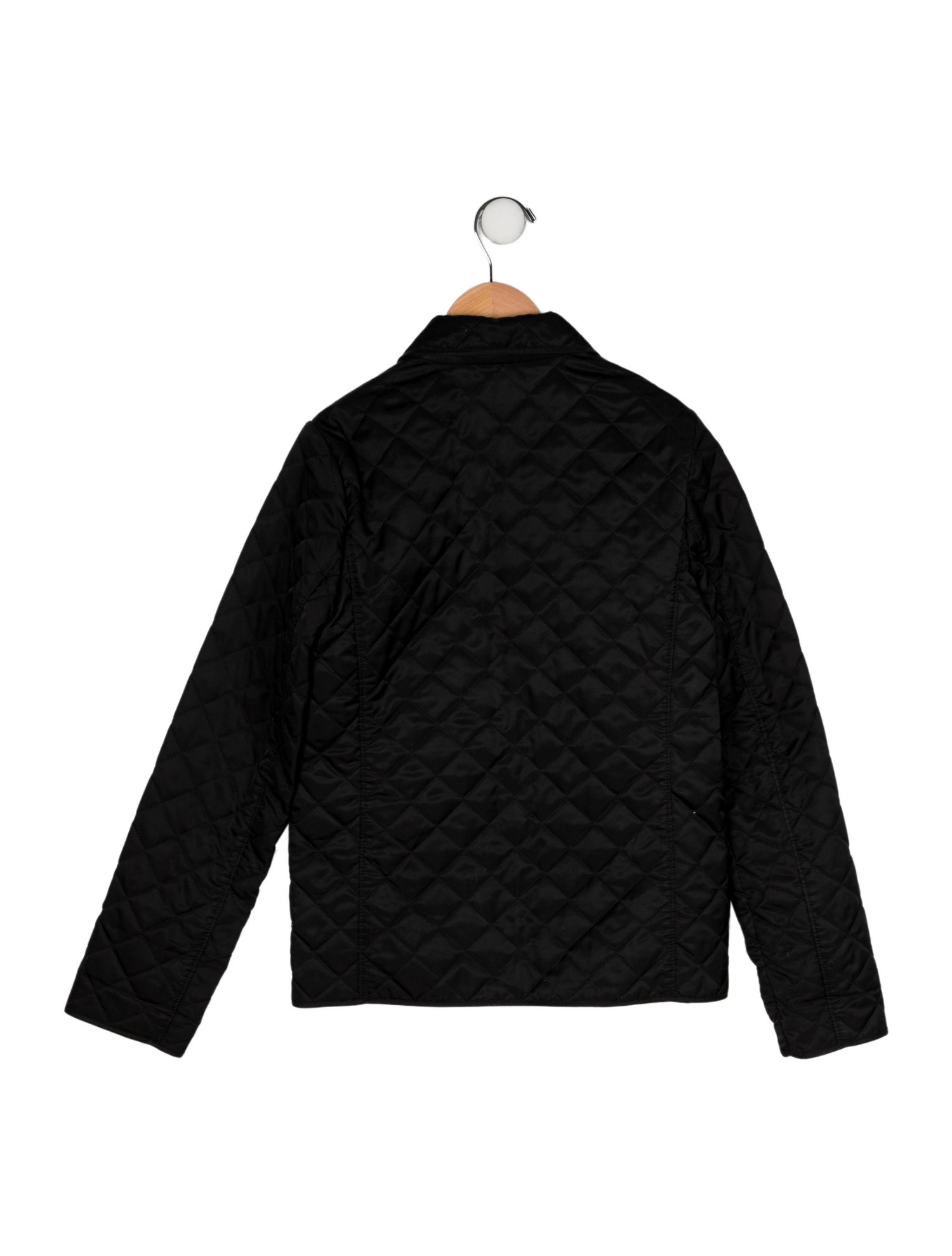 Burberry Girls' Solid Quilted Jacket
