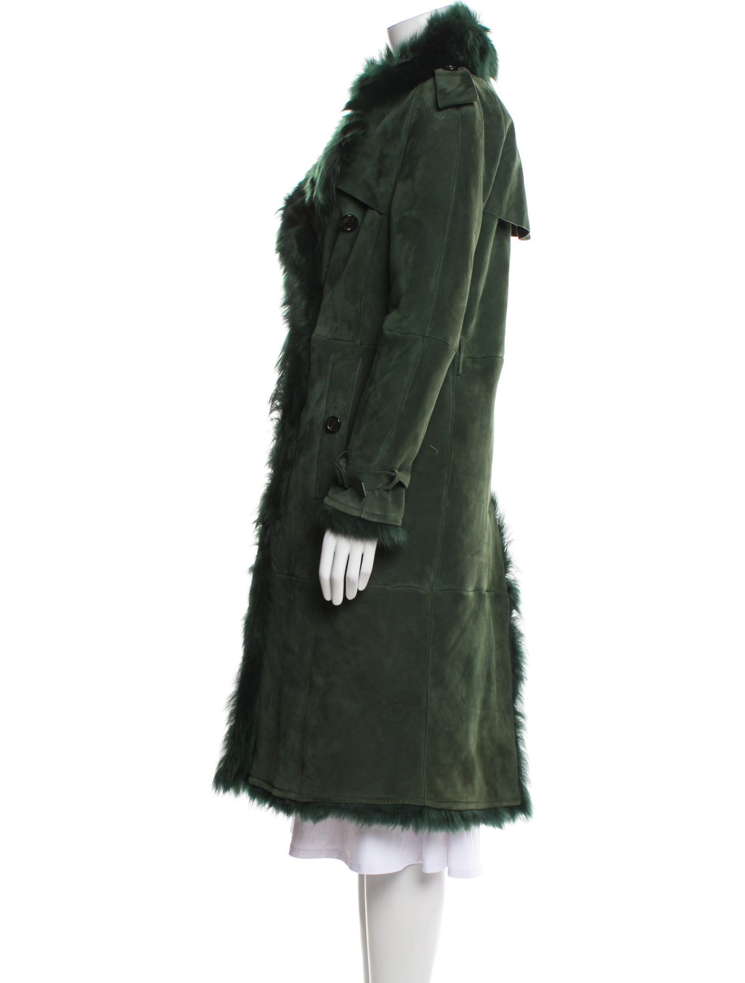 Burberry Shearling Fur Coat