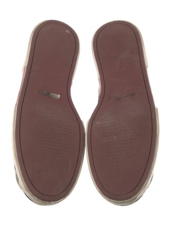 Burberry Nova Check Pattern Canvas Sneakers