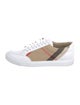 Burberry House Check Pattern Canvas Sneakers