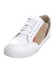 Burberry House Check Pattern Canvas Sneakers