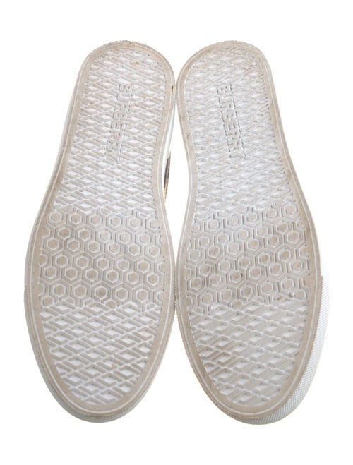 Burberry House Check Pattern Canvas Sneakers