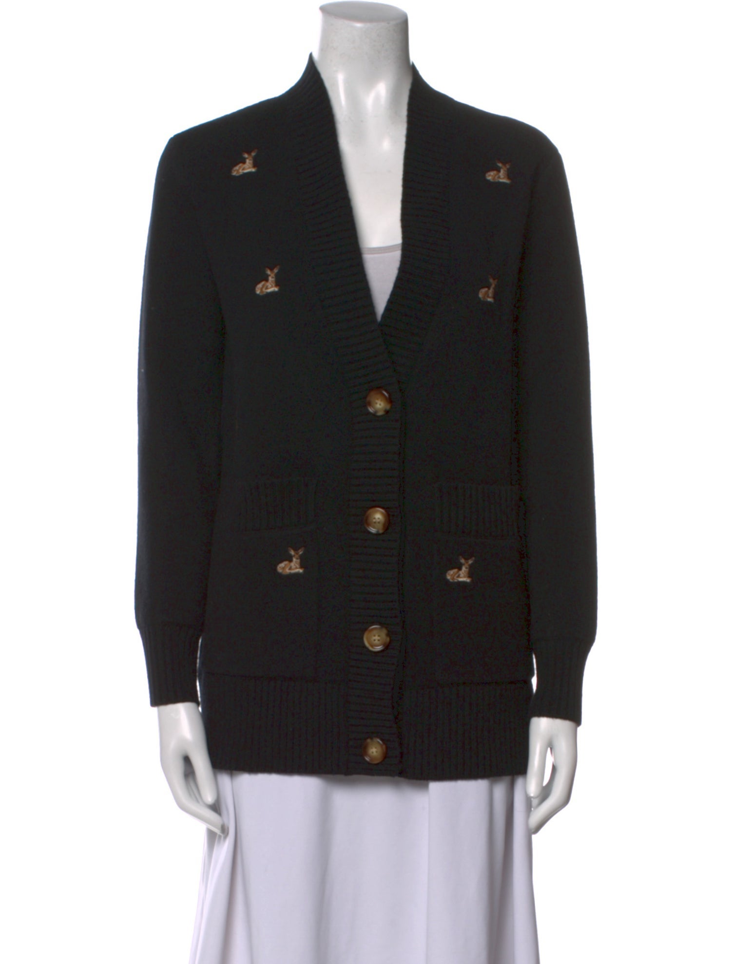 Burberry Wool V-Neck Sweater