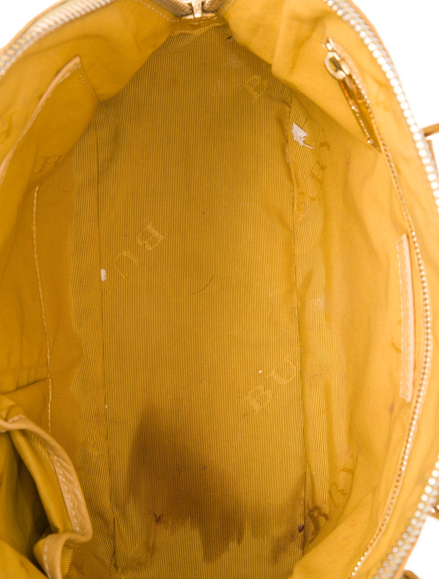 Burberry Leather Calf Grain Leather Handle Bag