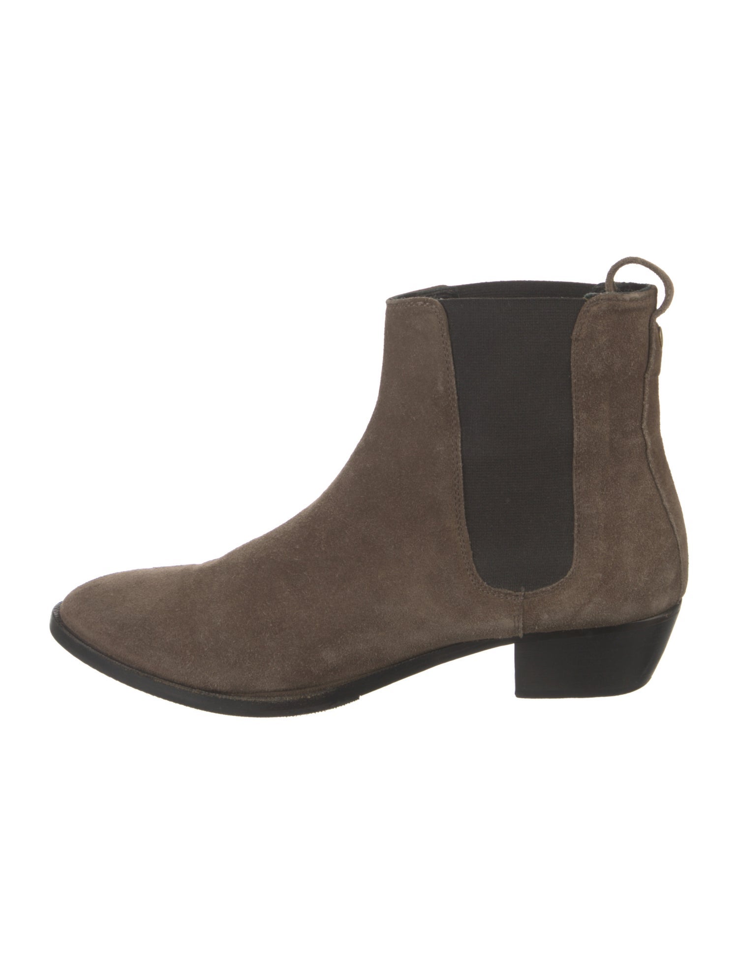 Burberry Suede Chelsea Boots