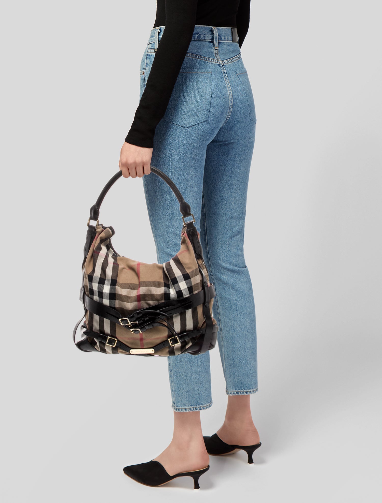 Burberry House Check Hobo